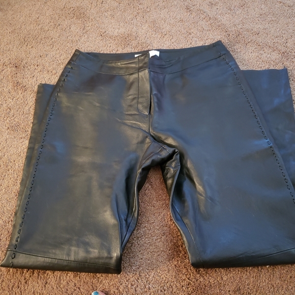 Margaret Godfrey leather pants - Picture 2 of 4